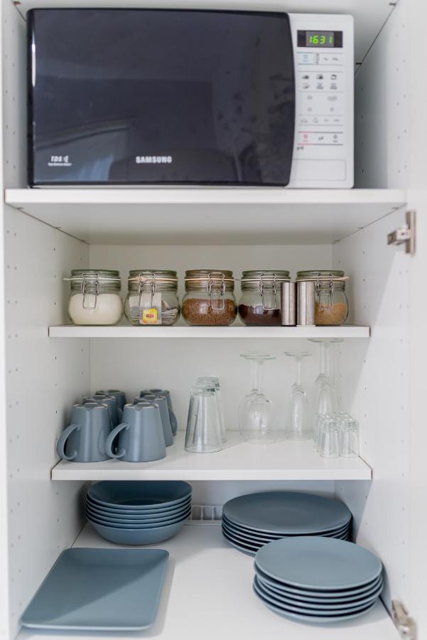 Lux Apartment In White 格但斯克 外观 照片